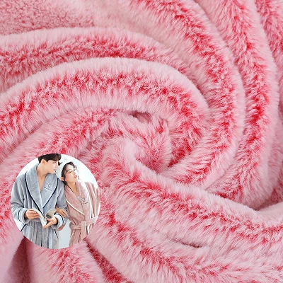 قماش فرو صناعي من شعر الأرنب الطويل