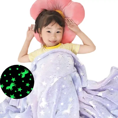 Purple Luminous Blanket