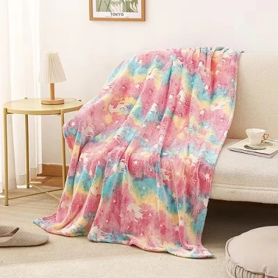 Rainbow Unicorn Magic Baby Blanket Rainbow Unicorn Magic Baby Blanket