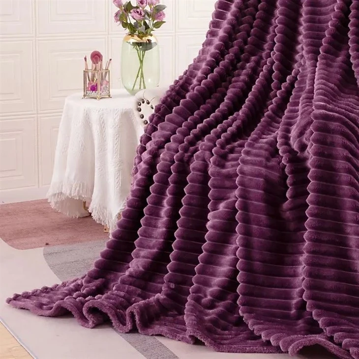 coral fleece blanket in stock