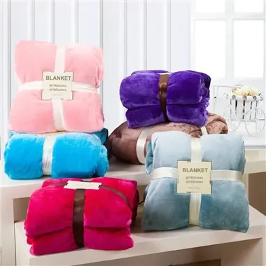 بطانية قطيفة من الصوف المنفوش من الفلانيل