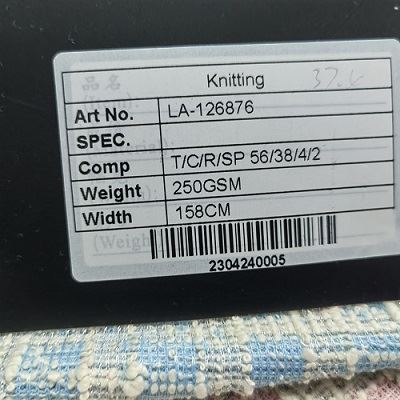  Knitting Jacquard Fabric For Garment