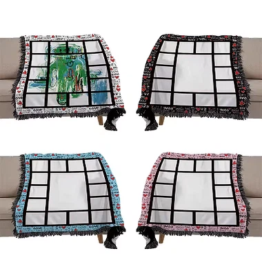 بطانية تسامي مع شرابة